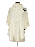 Calvin Klein 100% Acrylic Ivory Poncho Size Sm - Med - photo 1
