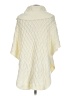 Calvin Klein 100% Acrylic Ivory Poncho Size Sm - Med - photo 2