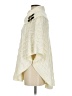 Calvin Klein 100% Acrylic Ivory Poncho Size Sm - Med - photo 5