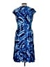 Anne Klein Print Blue Cocktail Dress Size 10 - photo 2