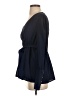 Shein Blue Long Sleeve Blouse Size S - photo 5