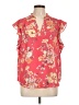 Liz Claiborne Red Sleeveless Blouse Size L - photo 1