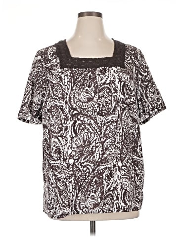 Liz & Me Short Sleeve Blouse (view 1)