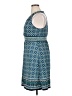 Max Studio Print Teal Casual Dress Size XL - photo 5
