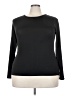 Real Essentials Black Long Sleeve Top Size XL - photo 1
