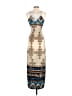 Unbranded Print Tan Casual Dress Size S (estimated) - photo 2
