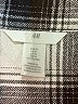 H&M Plaid Blue Long Sleeve Button-Down Shirt Size M - photo 7