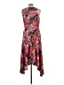 Cupio 100% Polyester Floral Red Cocktail Dress Size L - photo 2