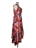 Cupio 100% Polyester Floral Red Cocktail Dress Size L - photo 4