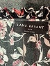 Lane Bryant 100% Polyester Black Short Sleeve Blouse Size 14 - 16 Plus - photo 7