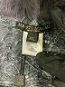 Alberto Makali 100% Polyester Metallic Silver Faux Fur Jacket Size XL - photo 6