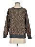 Splendid Brown Long Sleeve Top Size S - photo 1