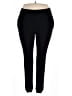 Naked Wardrobe Solid Black Active Pants Size 3X - photo 1