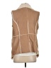 Bershka 100% Polyester Tan Sleeveless Top Size S - photo 2