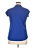 Calvin Klein Blue Short Sleeve Blouse Size XL - photo 2