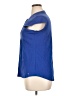 Calvin Klein Blue Short Sleeve Blouse Size XL - photo 5