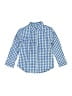 Nordstrom 100% Cotton Checkered-gingham Blue Long Sleeve Button-Down Shirt Size 3 - photo 1