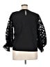 Zara Black 3/4 Sleeve Top Size XL - photo 2