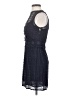 H&M 100% Polyester Blue Cocktail Dress Size M (estimated) - photo 5