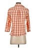 Pendleton 100% Cotton Plaid Orange 3/4 Sleeve Button-Down Shirt Size XS - photo 2
