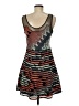 Parker 100% Polyester Graphic Orange Cocktail Dress Size M - photo 2