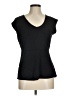 T Tahari Black Short Sleeve Top Size M - photo 1