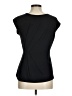 T Tahari Black Short Sleeve Top Size M - photo 2