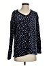 Nautica Polka Dots Blue Pullover Sweater Size S - photo 1