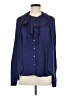 Anne Klein 100% Silk Blue Blouse Size 6 - photo 1