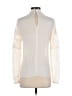 Express 100% Polyester Ivory Long Sleeve Blouse Size XS - photo 2