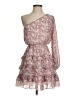 Lush 100% Polyester Floral Pink Cocktail Dress Size S - photo 1