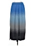MING WANG Print Blue Casual Skirt Size S - photo 1