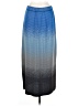 MING WANG Print Blue Casual Skirt Size S - photo 2