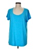 Athleta Blue Short Sleeve Top Size M - photo 1
