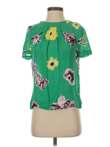 J.Crew Short Sleeve Silk Top (view 1)