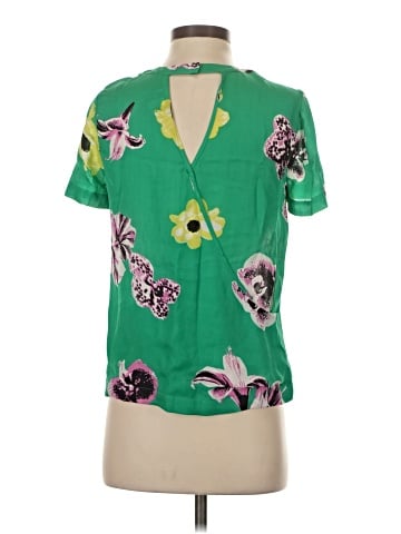 J.Crew Short Sleeve Silk Top (view 2)