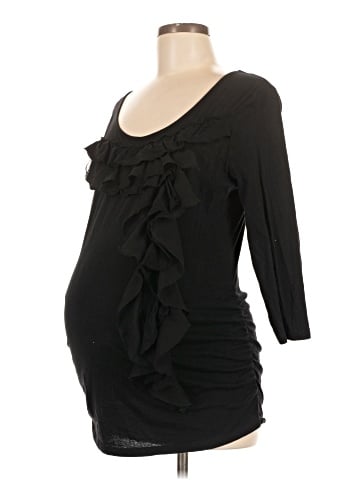 Oh Baby By Motherhood 3/4 Sleeve Top (view 1)