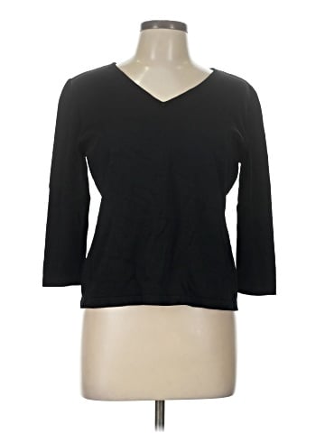 City Silk 3/4 Sleeve Top (view 1)