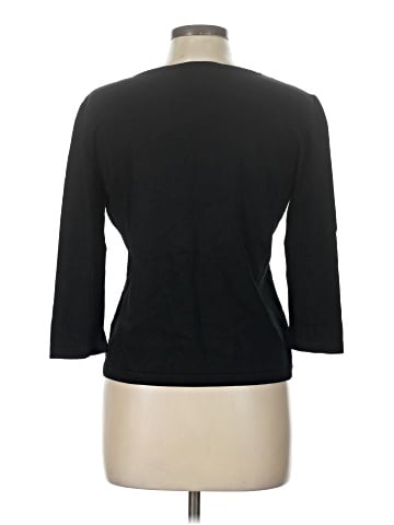 City Silk 3/4 Sleeve Top (view 2)