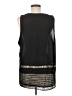 Lumiere 100% Polyester Black Sleeveless Blouse Size M - photo 2
