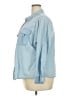 Per Se 100% Cotton Blue 3/4 Sleeve Button-Down Shirt Size 2X - photo 5