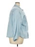 Per Se 100% Cotton Blue 3/4 Sleeve Button-Down Shirt Size 2X - photo 4