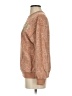 Wound Up Print Tan Brown Sweatshirt Size XS - photo 5
