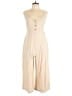 Anrabess Solid Tan Jumpsuit Size L - photo 1