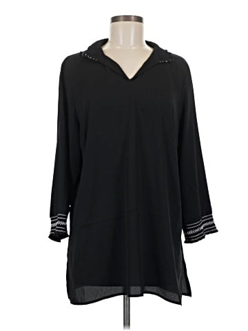 MING WANG 3/4 Sleeve Blouse (view 1)