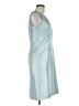Coldwater Creek 100% Polyester Solid Teal Cocktail Dress Size 8 - photo 4