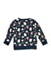 Tommy Jeans 100% Cotton Print Blue Pullover Sweater Size 2 - 3 - photo 2
