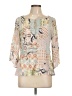 Dylan 100% Viscose Ivory 3/4 Sleeve Blouse Size XS - photo 1