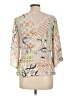 Dylan 100% Viscose Ivory 3/4 Sleeve Blouse Size XS - photo 2