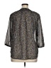 MASON & BELLE Silver 3/4 Sleeve Blouse Size 1X - photo 2